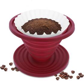 Prasacco 313027244280 Pour Over Coffee Maker Collapsible Dripper Portable Ca
