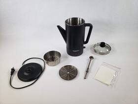 Presto 02815 12-cup Cordless Coffee Percolator Stainless Steel Matte Black Used