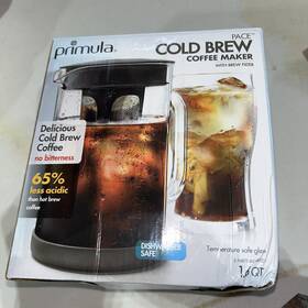 Primula 445057369381 Burke Deluxe Cold Brew Iced Coffee Maker 1.6 Qt Black