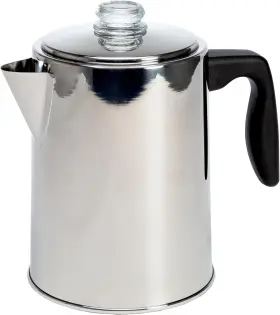 Primula 741393001235 Stovetop Coffee Percolator Stainless Steel Maker With Reusable Filte