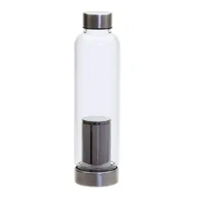 Primula 741393133233 Cold Brew Travel Bottle With Black Insulating Neoprene Sleeve - Borosilicate