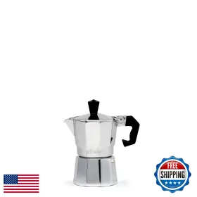B002r0exp4 Primula Classic Stovetop Espresso And Coffee Maker Moka Pot 1 Cup Silver
