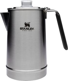 Proxxi 10-10000-001 Stainless Steel 1.1 Quart Coffee Percolator With Ergonomic Handle Dishwasher Safe
