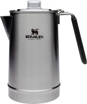 10-10000-001 Proxxi Stainless Steel 1.1 Quart Coffee Percolator With Ergonomic Handle Dishwasher Safe