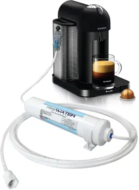 Purewater Filters 633726528291 Inline Water Filter Kit Compatible With Nespresso Coffee Brewers By
