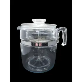 7759 Pyrex 7599 Vintage 9 Cup Glass Coffee Stovetop Percolater #7759 Complete