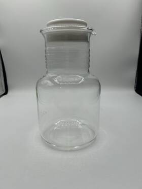 Pyrex/ Toddy 3515 Replacement Glass Decanter/carafe With Lid For Cold Brew System 8.5 Inch Tall