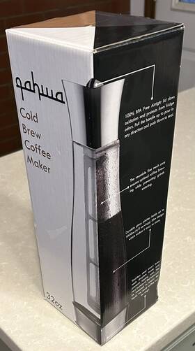 Qahwa X001azyea7 Cold Brew Coffee Maker 32 Oz 1 Quart 1000ml Nib Designed In London Uk