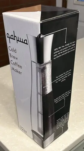 X001azyea7 Qahwa Cold Brew Coffee Maker 32 Oz 1 Quart 1000ml Nib Designed In London Uk