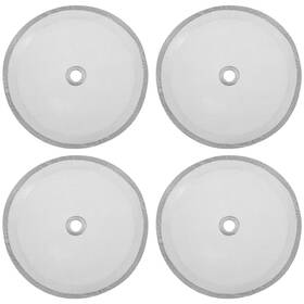 Qfwdfctrenz 675974 1 Rocatj8c 4 Pcs Inch French Press Filter Reusable Stainless Steel Regular Gray