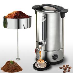 Rcqeuiol Cfj160 Commercial Coffee Urns 160 Cups/25l Maker With Keep-warm Function Hot