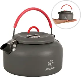 Rc22041 Redcamp 0.8l Mini Outdoor Camping Kettle 0.8 Quarts Dark Grey Small