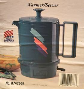 Regal 5-cup Poly Hot Pot Warmer / Server K7427fd 80s Vintage 5-cup Water Tea Coffee -new Sealed