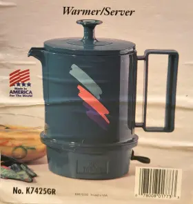 K7425gr Regal 5-cup Poly Hot Pot Warmer / Server 80s Vintage Water Tea Coffee -new Sealed