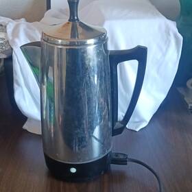 Regal K7526 4-12 Cup Automatic Electric Percolator Stainless Steel Silver Black