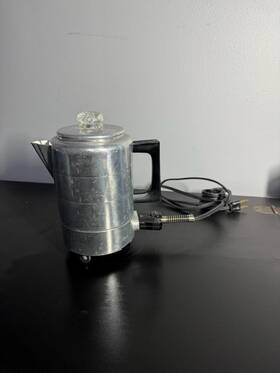 Royal Albert H9354 Rare Vintage Coffee 4 Cup Percolator - Working / Vg Condition