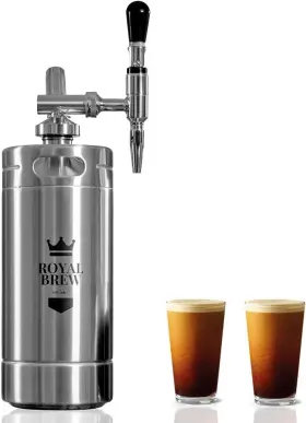 Royal Brew Est. 1987 090222969339 The Original Nitro Cold Coffee Maker - Gift For Lovers