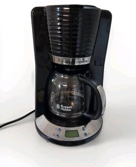 Russell Hobbs 24033-56 Drip Coffee Filter Machine Black 1.25 Litres 10-15 Cups