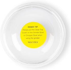 Secura Cg7412-cleartop Replacement Clear Top Cover For Coffee And Spice Grinder Silver