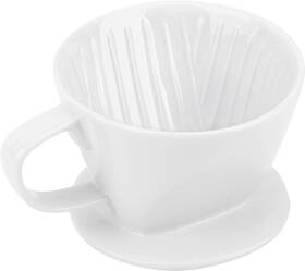 Segarty 313046218231 Pour Over Coffee Maker Single Cup White Ceramic Dripper No. 2 Set