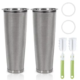Sekonow 410464352587 2pcs Cold Brew Filter - Coffee For 64oz Wide Mouth Mason Jar Maker Pitcher