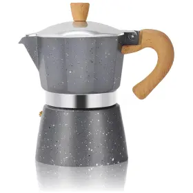 Shanson 725388212059 Moka Pot Stovetop Espresso Maker 3 Cup 5 Oz Italian Coffee Manual Cuban