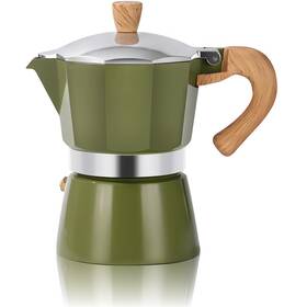 Shanson 725388212066 Moka Pot Stovetop Espresso Maker 3 Cup 5 Oz Italian Coffee Manual Cuban