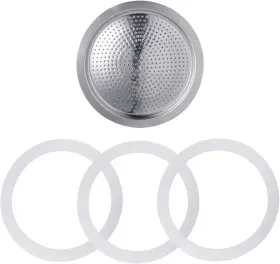Sivaphe 313108230294 9 Cups Stovetop Espresso Coffee Maker Replacement Infuser Parts Stainles