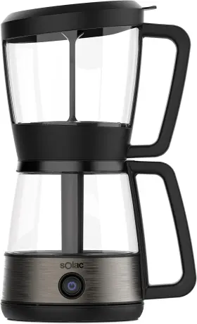 Smd-277e Solac Siphon Brewer 3-in-1 Vacuum Coffee Maker Tea And Water Boiler