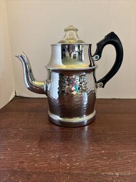 Sona Chrome J210 Coffee Percolator 4 Cup Made By N C J Ltd Aluminium Works England 1960s