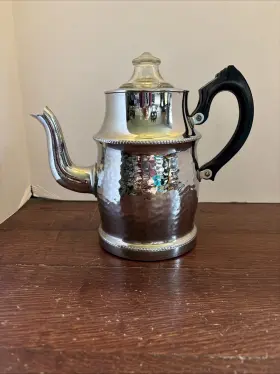 J210 Sona Chrome Coffee Percolator 4 Cup Made By N C J Ltd Aluminium Works England 1960s