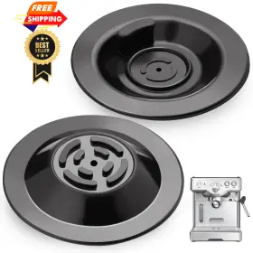 Songtiy 614158502493 2pcs Espresso Cleaning Disc 54mm Silicon 1 Count Pack Of 2 Black