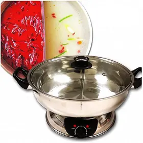 B0fhbqj75m Sonya 5.1 L Electric Dual-sided Shabu Mongolian Hot Pot Stainless Steel B0fhbqj75m Sonya 5.1 L Electric Dual-sided Shabu Mongolian Hot Pot Stainless Steel