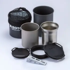 Soto 953571096094 Thermostack Camping Cooking Set - Multi-functional Pot Camp Cook