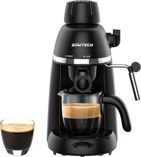 Sowtech Cm5409-ul Coffee Machine 3.5 Bar Espresso Cappuccino With Milk Frother Black