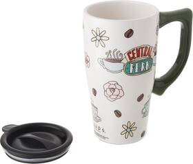 Spoontiques 12862 - Ceramic Travel Mugs Central Perk 1 Count Pack Of White