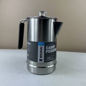 Stanley 10-01876-010 Adventure Series 1.1 Quart Camp Percolator Stainless Steel Coffee Pot