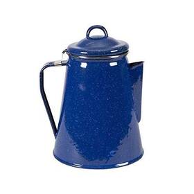 Stansport 10343 Enamel Percolator Coffee Pot 8 Cup Blue New