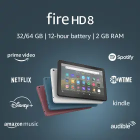 Stansport 705353326127 Fire Hd 8 Tablet 32gb Inch Display 2020 Release Portable Entertainment