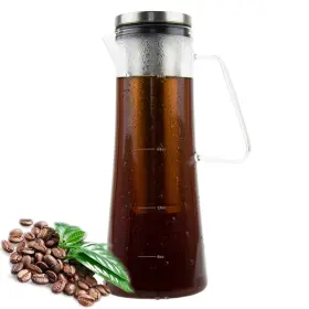 Es-tea-22h-687 Stonn Coffee Maker 1.0l Glass Carafe With Stainless Steel Filter Bpa Free