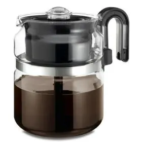 Stovetop Espresso Pots 717356442421 Coffee Maker Pot Medelco 8 Cup Glass Stove Top Tea Machine Percolator