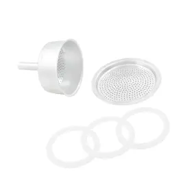 Xingjy0746-005 Strendier Waziaqoc 6 Cups Espresso Moka Replacement Funnel Kits 1pack Funn