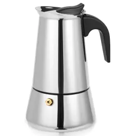 Kps7-6-s Suiitat Moka Pot 6 Cups 10.6 Oz Stovetop Espresso Maker 304 Stainless Steel