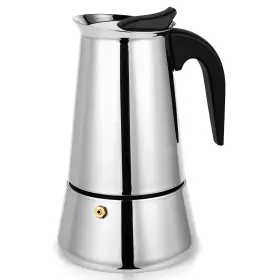 Kps7-9-s Suiitat Moka Pot 9 Cups 15.9 Oz Stovetop Espresso Maker 304 Stainless Steel