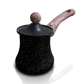Sukkar Pasha 763331819375 18.6 Oz Turkish Coffee Pot Ibrik For Flavorful Multipurpos