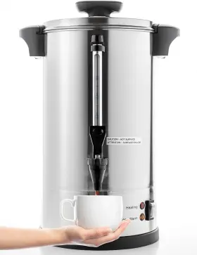 Sr-cp-50b Sybo 50c 8l Commercial Percolator Coffee Hot Water Urn Stainlss Steel