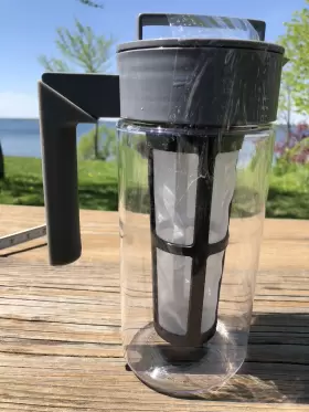 10310 Takeya Cold Brew Iced Coffee Tea Maker 1 Quart Grey Made In Usa