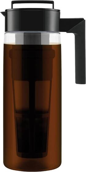Takeya 10311 Patented Deluxe Cold Brew Coffee Maker 2 Qt Black
