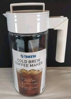 Takeya 10314 Cold Brew Coffee Maker 1 Quart Pitcher Make Serve And Store New Bpa Free