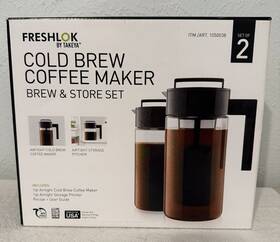 Takeya 1050038 1 Quart Maker/ Storage Deluxe Cold Brew Coffee Maker - New